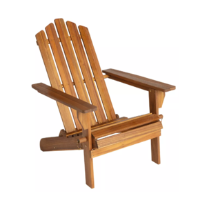 White River Home Foldable Adirondack Chair (White or Natural Stain) $60 & More + Free Shipping