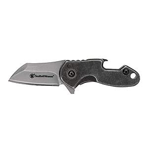 3.25" Smith & Wesson Drive S.S Folding Keychain Knife w/ 1.25" Modified Tanto Blade $7.50