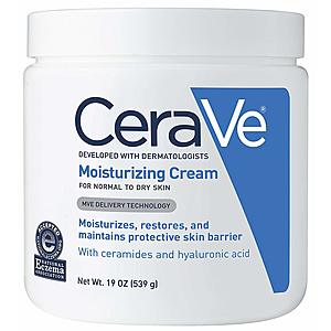19oz CeraVe Daily Face & Body Moisturizing Cream w/ Pump $11 + Free Store Pickup