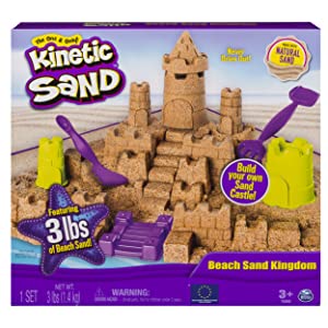 3 LBS Kinetic Sand Beach Sand Kingdom Playset $11.80 - Amazon