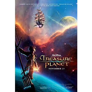 Treasure Planet HD for $5 on Prime Video $4.99