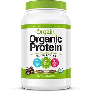 Prime Members: 2.03-lb Orgain Organic Protein Powder (Chocolate Fudge)  $14.45 w/ S&S + Free S/H