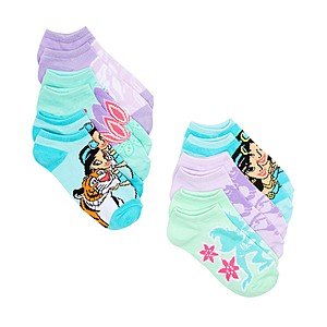 6-Pk Girls Aladdin Socks or  5-Pk Little Boys Sonic the Hedgehog Socks $4.50 & More + Free Store Pickup