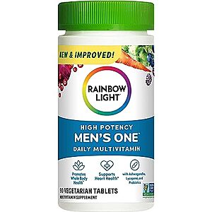 90-Count Rainbow Light Men's Multivitamin Daily Tablets $14.69, & More w/ S&S + Free Shipping w/ Prime or $35+