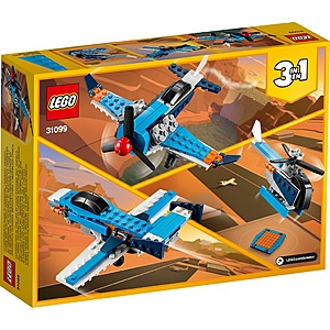 Lego 31099 creator 3 in 1 propeller plane (128 pieces, $7) PLUS MORE SETS - Michael’s