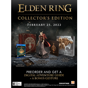 Sold Out - Elden Ring Collector's Edition PlayStation 4 - Preorder $189.99