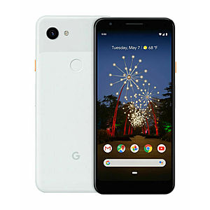 Google Pixel 3a /64GB Unlocked - Clearly White new for $259 + tax, FS