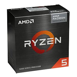 AMD Ryzen 5 5600G Cezanne 3.9GHz 6-Core Processor w/ Wraith Stealth Cooler $95 In-Store Only