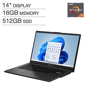 Costco - ASUS 14" Vivobook Laptop - AMD Ryzen 5 7520U - 1080p - Windows 11 - $399.97