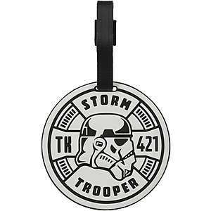 Amazon: American Tourister Star Wars Luggage Tag Storm Trooper $2.77 + Free Shipping w/ Prime or on $35+