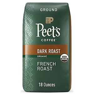 $7.72 w/ S&S: 18-oz Peet's Coffee Dark Roast Ground Coffee (French Roast)