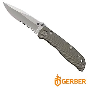 Gerber Air Ranger Serrated Folding Knife (Grey) $16 + Free Shipping