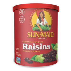 $2.84 /w S&S: 13-Oz Sun-Maid California Sun-Dried Raisins Resealable Canister Amazon