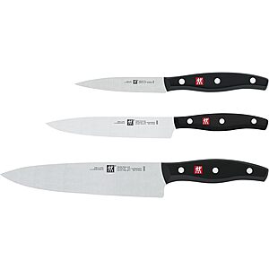 ZWILLING Twin Signature 3-pc German Knife Set $89.01 Amazon