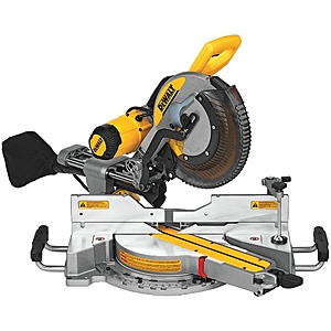 12" DEWALT 15-Amp Corded Double Bevel Sliding Compound Miter Saw $225 (Select Stores, In-Store Only)