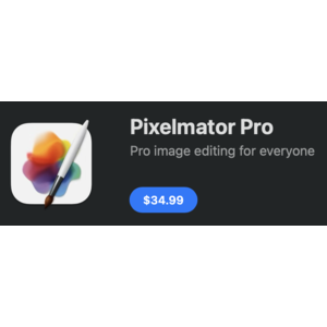 Pixelmator Pro (macOS) - $34.99 (30% off)