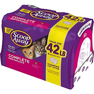 Scoop Away 126lbs Cat Litter for $22.81 @ Chewy with first time AutoShip users & free shipping