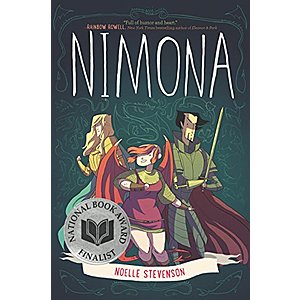 Kindle YA Graphic Novel eBook: Nimona by Noelle Stevenson - 4.7 stars in 540 reviews - $1.99 - Amazon and Google Play