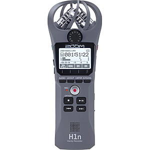 Zoom H1N 2-Input/Track Portable Handy Recorder (Gray) $70 + Free Shipping