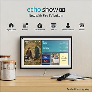Echo Show 15 $120 with trade-in (25% off) - $118.70 YMMV