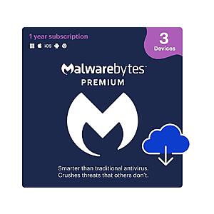 Malwarebytes Premium 4.5 Latest Version - 3 Device / 1 Year - Download plus FREE NordVPN  6 Devices 12 month VPN $19.99