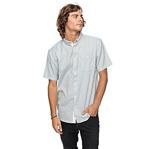 Quiksilver Coupon: Extra 40% Off Sale Items: Men's Waterfalls Short Sleeve Shirt $13.20 & More + Free S&H