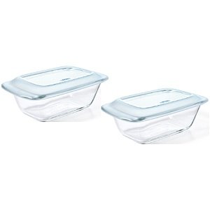 OXO Good Grips 1.6-Quart Glass Loaf Pan w/ Lid: 2 for $16 at Macy's *Today, Sunday is Last Day*