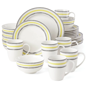 Lenox Up to 90% Off + Extra 30% Off: Pure Elements Rim Bowl or Modesto Dip Bowl $2.75, 24-Piece Dinnerware Set $35  & More + Free SH $75+