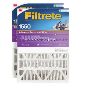 3M Ultra Allergen Reduction Deep Pleat 4" Filter, 2-pack - Costco - $34.99