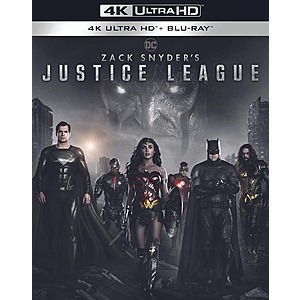 Zack Snyder's Justice League (4K UHD + Blu-ray) $9.95 & Much More