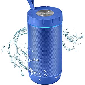 comiso 25W Waterproof IPX7 Bluetooth Speaker w/ Mic (blue) $12 + Free Shipping