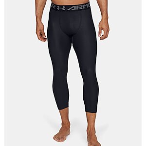 Under Armour Men's HeatGear Armour Compression Leggings: ¾ Length $12.75 + Free Shipping