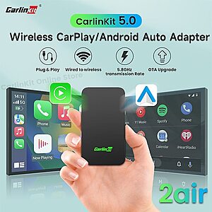 Carlinkit 5.0 CPC200-2AIR - Enable "wireless" connectivity for Android Auto + Carplay in your vehicle $40