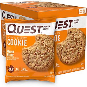 12-Count Quest Nutrition Protein Bars & Cookies (Various) from $13 w/ Subscribe & Save