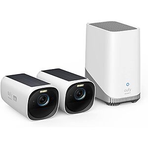 Prime Members: 2-Cam eufy Security eufyCam 3 Outdoor Wireless 4K Camera Kit $380 & More + Free Shipping