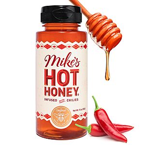 $6.23 /w S&S: Mike's Hot Honey, America's #1 Brand of Hot Honey, Spicy Honey (10oz Bottle, 1 Pack)