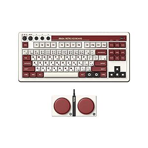 8BitDo Retro Wired / Wireless Mechanical Keyboard w/ Dual Super Buttons $80 + Free S/H w/ Amazon Prime