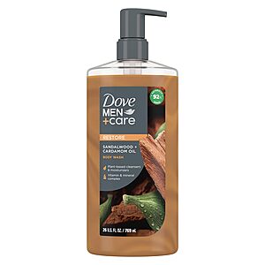 26-Oz Dove Men+Care Restore Body Wash (Sandalwood + Cardamom Oil) $7.10 w/ Subscribe & Save