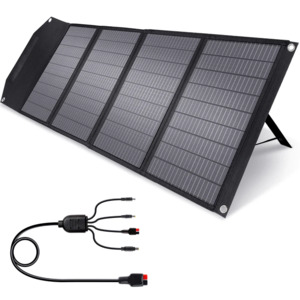 ROCKPALS RP100 100W Foldable Portable Solar Panel w/ Kickstand, USB QC 3.0 / USB-C 18w PD / MC4 / Anderson $119.99