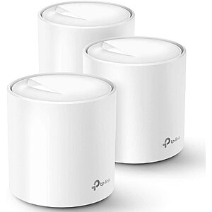 TP-Link Deco WiFi 6 Mesh System($200 Deco X20) - Covers up to 5800 Sq.Ft. , Replaces Wireless Routers and Extenders 3-Pack