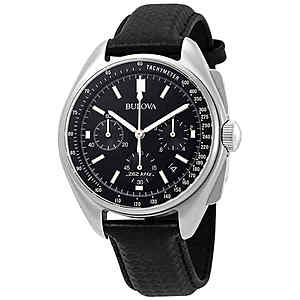 BULOVA Special Edition Moon Apollo Lunar Pilot Chronograph Black Dial Men's Watch $330 (about 50% off MSRP) + free S&H