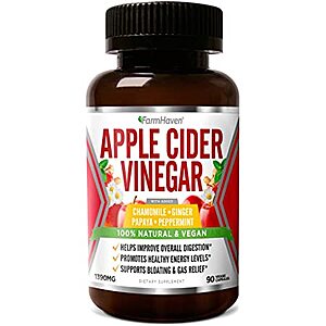Apple Cider Vinegar Capsules With Ginger - $4.99 at Amazon