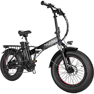 Heybike Mars Foldable Ebike w/ 48mi Max Operating Range &  20 mph Max Speed-  for Any Terrain Black HBK-Mars-B - Best Buy $799.99
