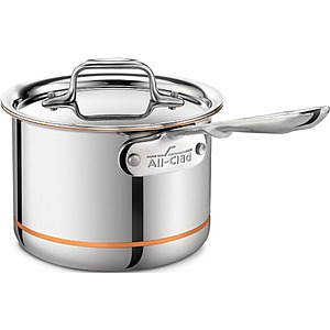 All-Clad Factory Seconds: 2-Quart Copper Core Sauce Pan w/ Lid $90 + Free Shipping & More