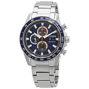Citizen Watches: Eco-Drive Chronograph Blue Dial Watch $133, Eco-Drive Chronograph GMT Super Titanium Bezel Watch $240 & Chronograph Quartz Two-Tone Watch $109 + Free Shipping