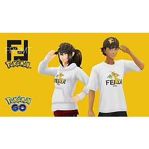 Pokemon Go: FREE Exclusive FENDI x FRGMT x POKÉMON Avatar Hoodie Item via Pokemon Go Live