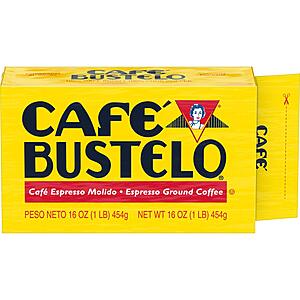 12-Pack 16-Oz Café Bustelo Espresso Dark Roast Ground Coffee Brick $50.25 w/ Subscribe & Save + Free Shipping