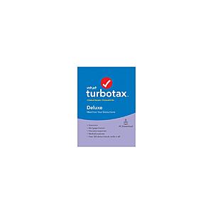 Intuit TurboTax Deluxe 2019, Federal with State + Efile (Download) - $39.80 AC & More