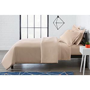 StyleWell 3-Pc Brushed Microfiber Duvet Cover Set (Twin) $7.90 + Free Store Pickup