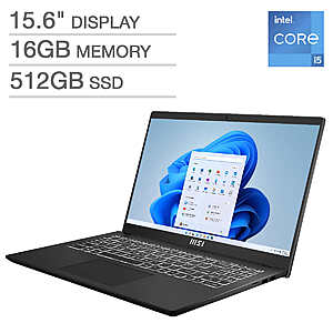 Costco: MSI Modern 15.6" Laptop - 12th Gen Intel Core i5-1235U - 1080p - Windows 11 - $499.99